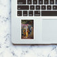 Krishna With Deer Sticker waterproof vinyl decal for laptop, bike, car & bottle