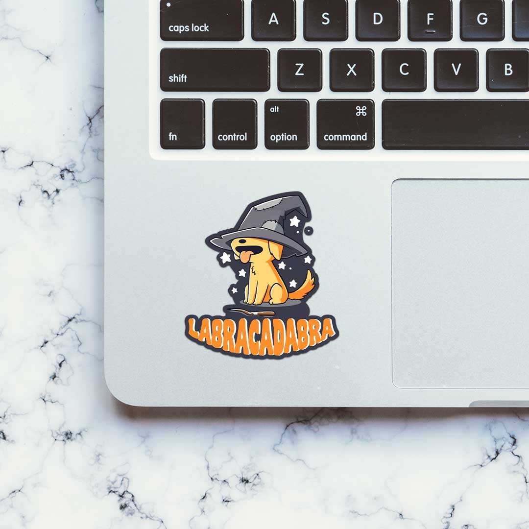Labracadabra Sticker waterproof vinyl decal for laptop, bike, car & bottle