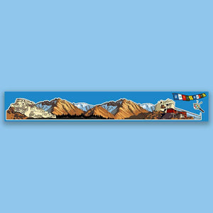 Ladakh Infinity Sticker waterproof vinyl decal for laptop, bike, car & bottle