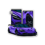 Laren 720 Sticker waterproof vinyl decal for laptop, bike, car & bottle