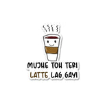 Latte Lag Gayi Sticker waterproof vinyl decal for laptop, bike, car & bottle