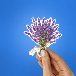 Lavender Flowers Sticker