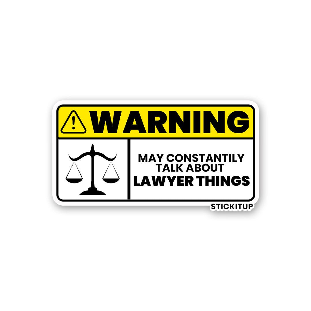 Lawyer Things Sticker - Stickers | STICK IT UP