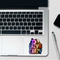 Lazy But Crazy Holographic Sticker waterproof vinyl decal for laptop, bike, car & bottle