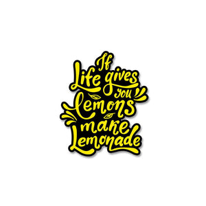 Lemons Make Lemonade Stickers waterproof vinyl decal for laptop, bike, car & bottle