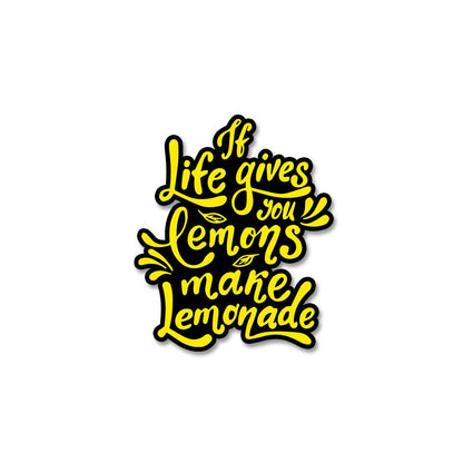 Lemons Make Lemonade Stickers waterproof vinyl decal for laptop, bike, car & bottle