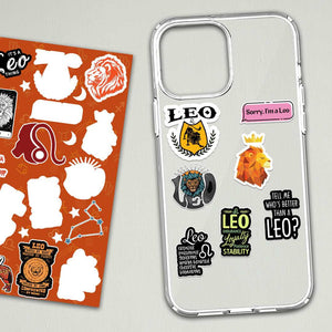 Leo Sheet waterproof vinyl decal for laptop, bike, car & bottle