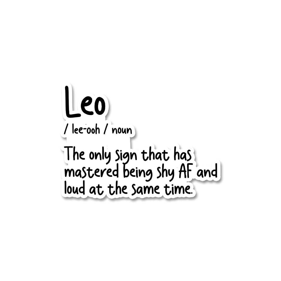 Leo Sticker - Stickers | STICK IT UP