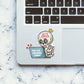 Let's Focus Sticker waterproof vinyl decal for laptop, bike, car & bottle