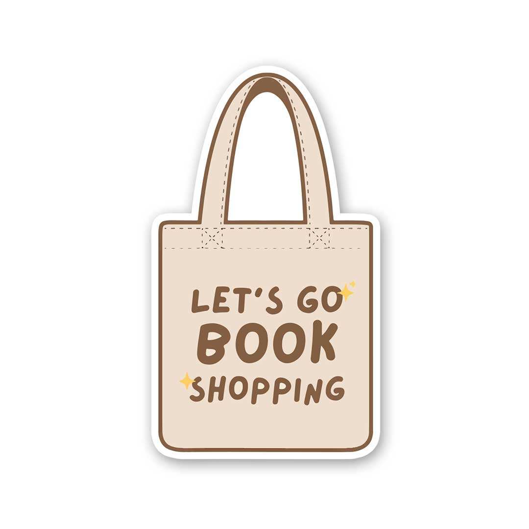Let'S Go Shopping Sticker waterproof vinyl decal for laptop, bike, car & bottle