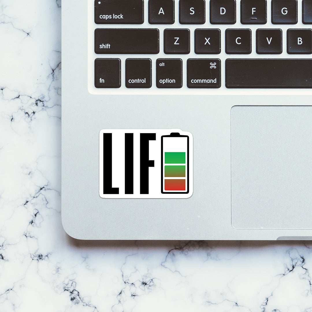 Life Sticker waterproof vinyl decal for laptop, bike, car & bottle