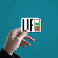 Life Sticker waterproof vinyl decal for laptop, bike, car & bottle
