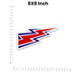 Lightning Bolt Bumper Sticker waterproof vinyl decal for laptop, bike, car & bottle