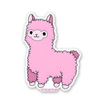 LLAMA Sticker waterproof vinyl decal for laptop, bike, car & bottle
