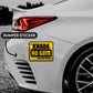 Lo Khada Ho Hogya Bumper Sticker waterproof vinyl decal for laptop, bike, car & bottle