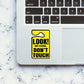 Look But Please Dont Touch Sticker waterproof vinyl decal for laptop, bike, car & bottle