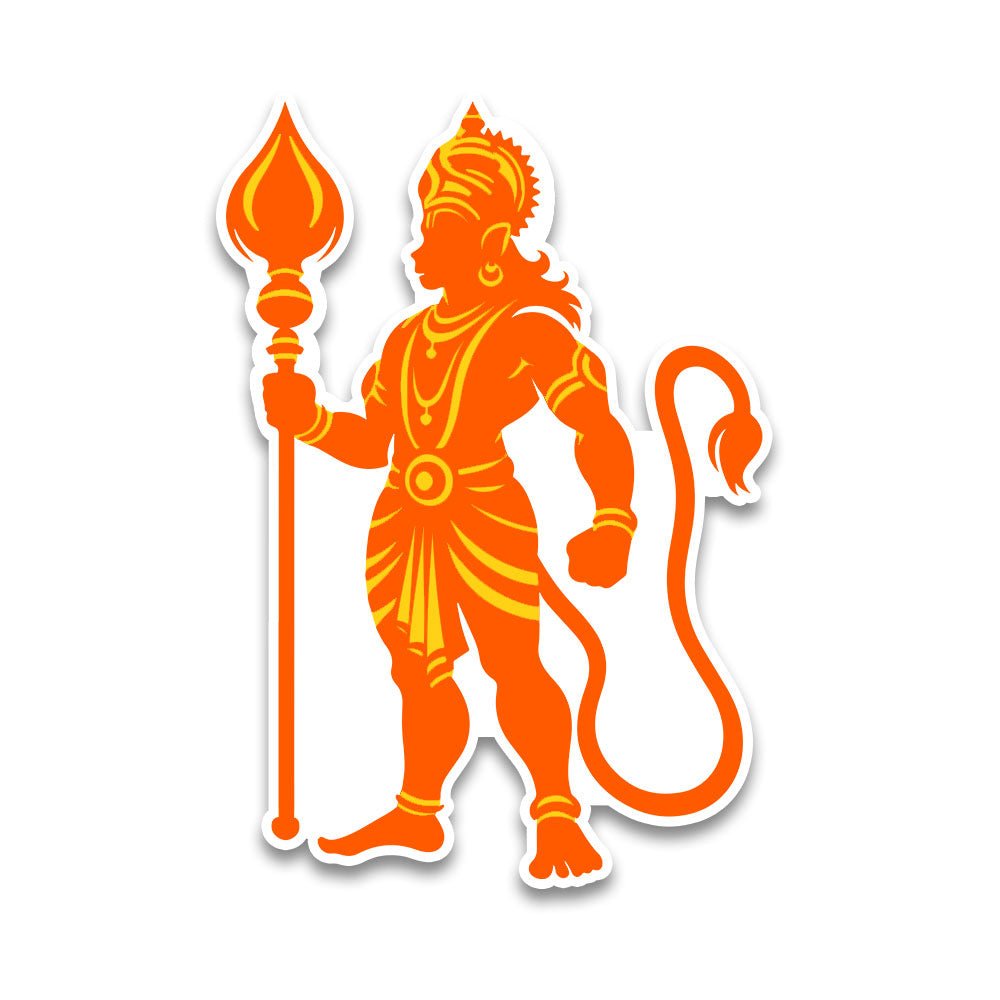 Lord Hanuman 2.0 Bumper Sticker - STICK IT UP