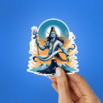 Lord Mahadev 3.0 Sticker waterproof vinyl decal for laptop, bike, car & bottle