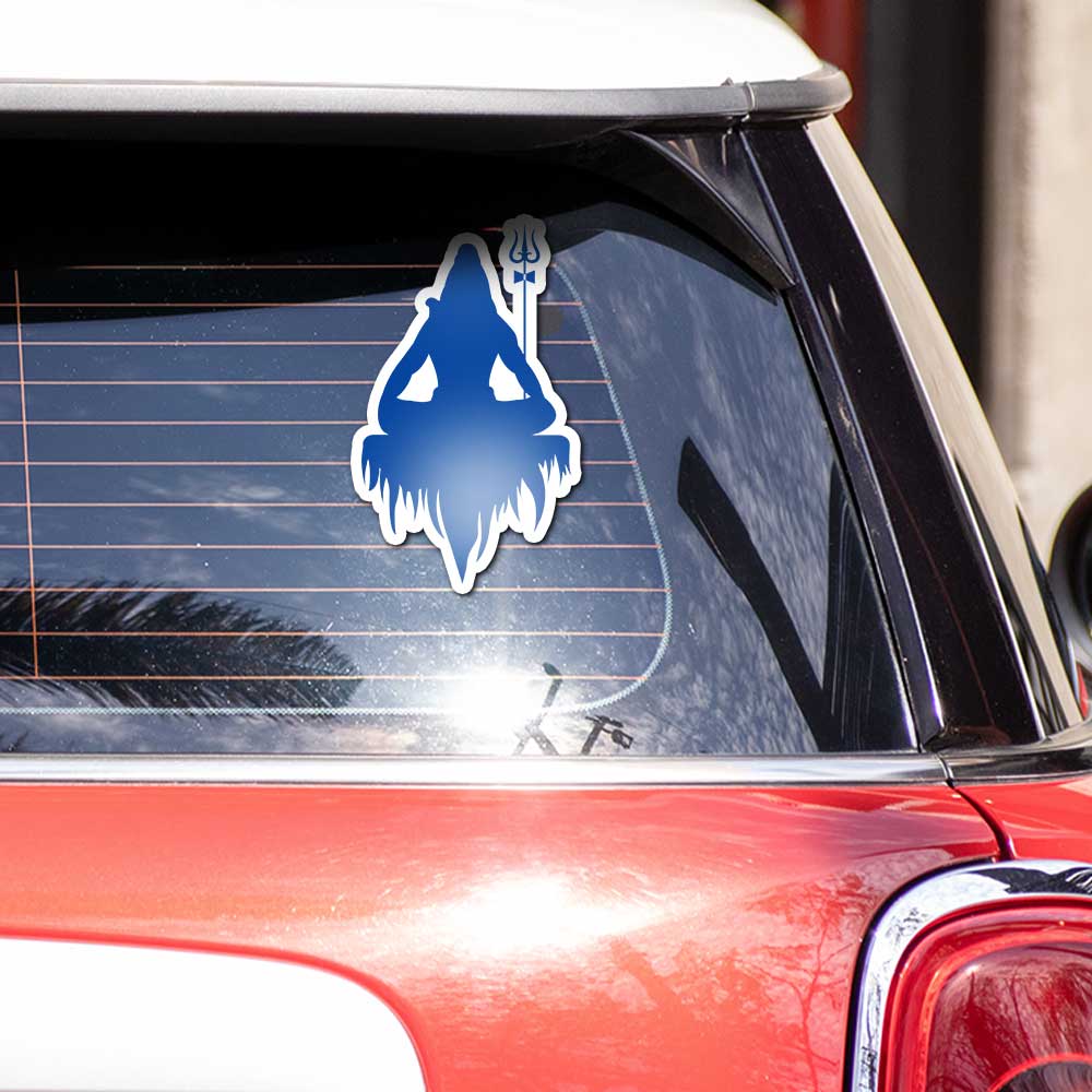 Lord Shiva 3.0 Bumper Sticker waterproof vinyl decal for laptop, bike, car & bottle
