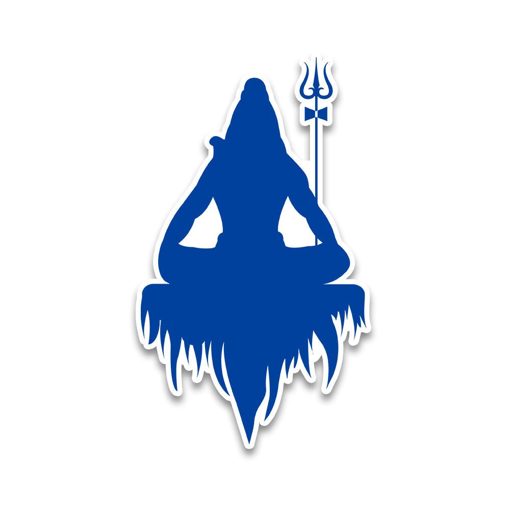 Lord Shiva 3.0 Bumper Sticker waterproof vinyl decal for laptop, bike, car & bottle