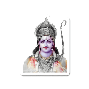 Lord Shri Ram Sticker waterproof vinyl decal for laptop, bike, car & bottle
