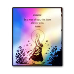 Loser Always Win Sticker Holographic Stickers waterproof vinyl decal for laptop, bike, car & bottle