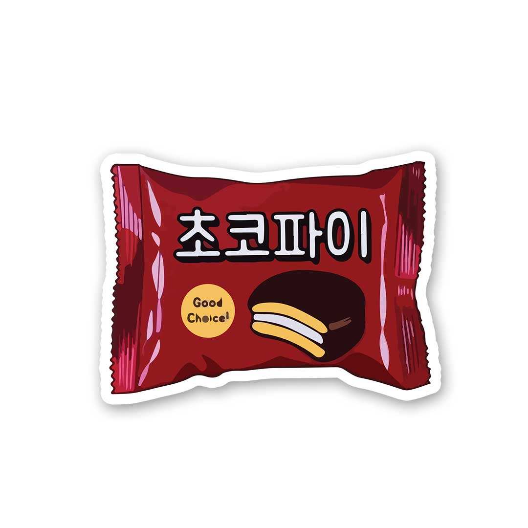 Lotte Pie Korean Sticker - Stickers | STICK IT UP