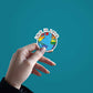 LOVE IS LOVE Sticker waterproof vinyl decal for laptop, bike, car & bottle