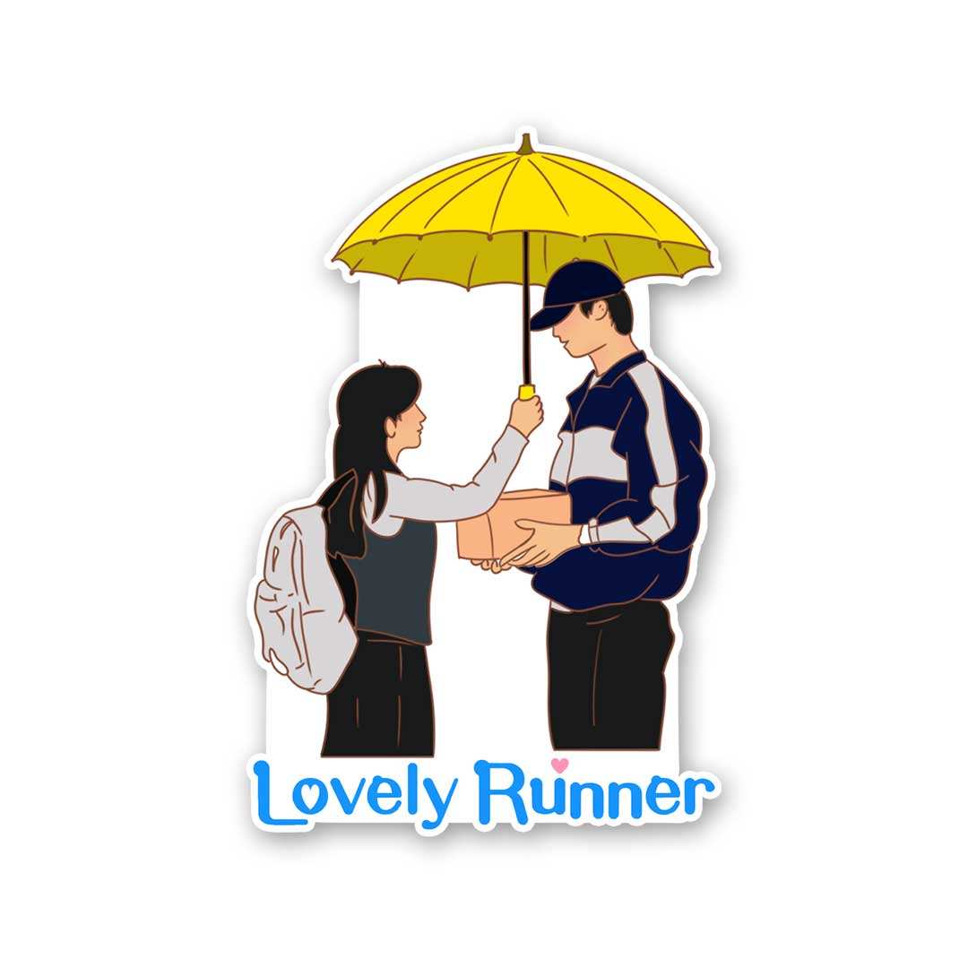 Love Runner Sticker waterproof vinyl decal for laptop, bike, car & bottle