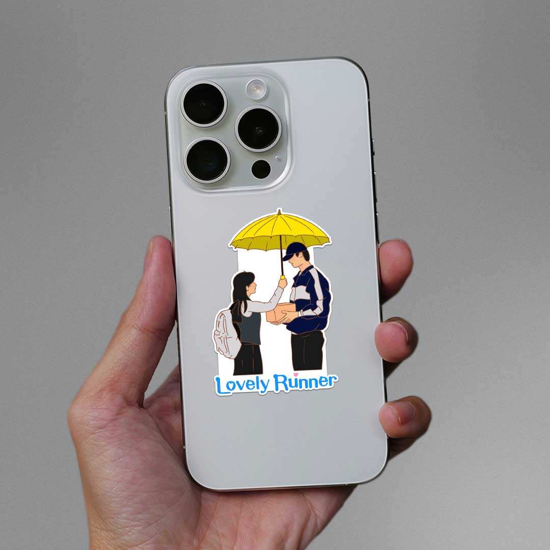 Love Runner Sticker waterproof vinyl decal for laptop, bike, car & bottle