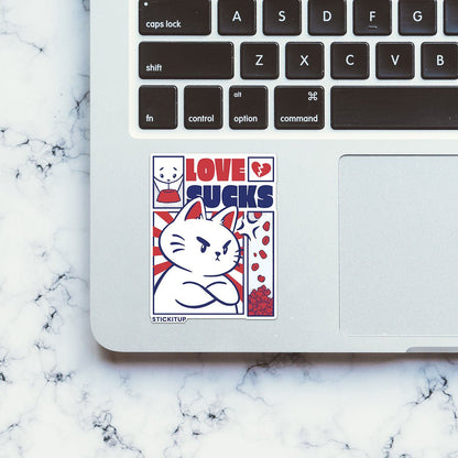 Love Sucks Sticker - STICK IT UP