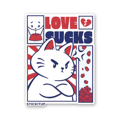 Love Sucks Sticker - STICK IT UP