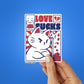 Love Sucks Sticker waterproof vinyl decal for laptop, bike, car & bottle