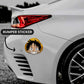 Luffy Face Bumper Sticker waterproof vinyl decal for laptop, bike, car & bottle
