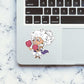 Luffy Gear 5 Boxing Sticker waterproof vinyl decal for laptop, bike, car & bottle