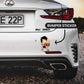 Luffy Punch Bumper Sticker waterproof vinyl decal for laptop, bike, car & bottle