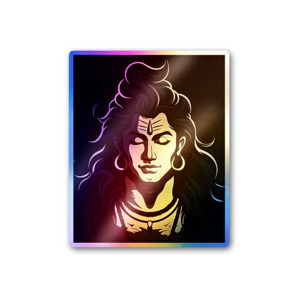 Mahadev Holographic Sticker - Holographic stickers | STICK IT UP