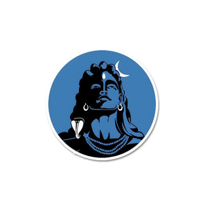 Mahadev Sticker waterproof vinyl decal for laptop, bike, car & bottle