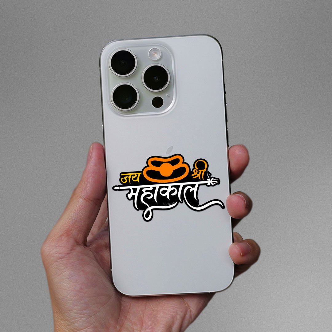 Mahakaal Sticker waterproof vinyl decal for laptop, bike, car & bottle