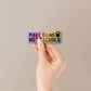 Make Gains Not Excuses Holographic Sticker waterproof vinyl decal for laptop, bike, car & bottle