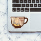 Make Tea Not War Sticker waterproof vinyl decal for laptop, bike, car & bottle