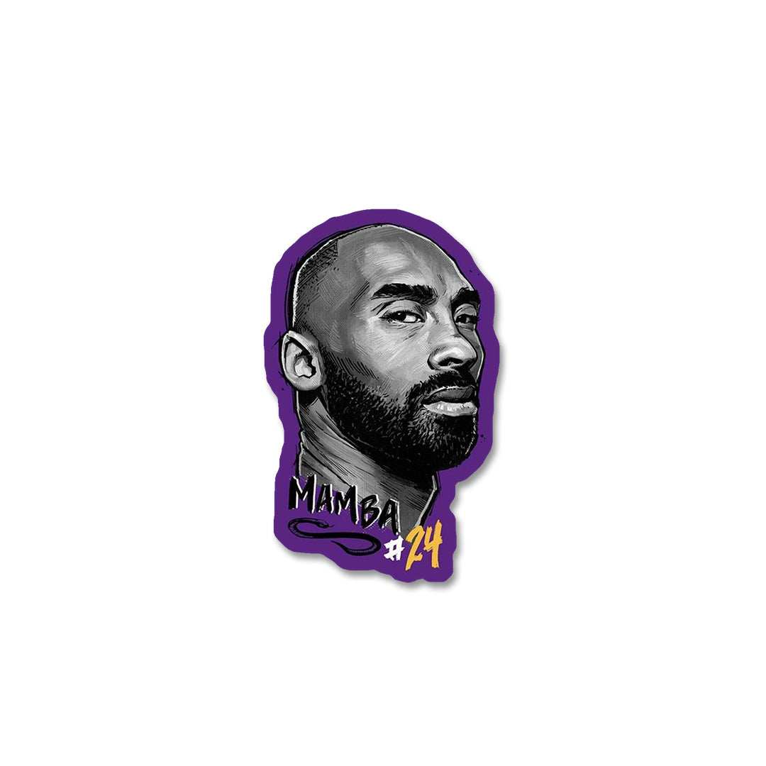 Mamba 24 Stickers waterproof vinyl decal for laptop, bike, car & bottle