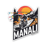 Manali Sticker waterproof vinyl decal for laptop, bike, car & bottle