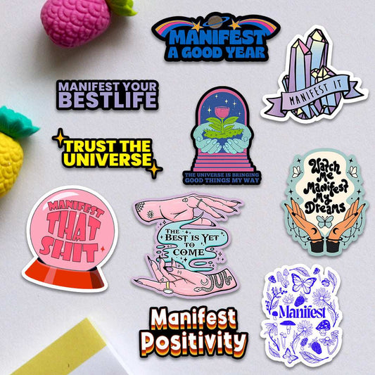 Manifestation Sticker Pack [15 Sticker] - STICK IT UP