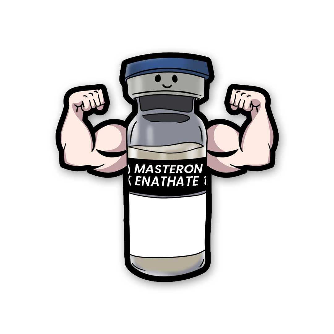 Masteron Sticker waterproof vinyl decal for laptop, bike, car & bottle