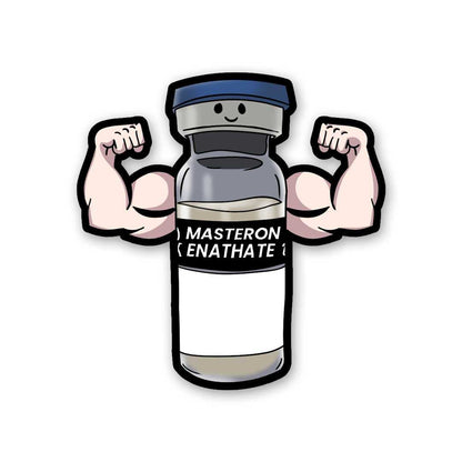 Masteron Sticker waterproof vinyl decal for laptop, bike, car & bottle