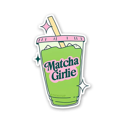 Matcha Girlie Sticker - STICK IT UP