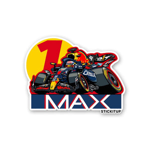 MAX Sticker waterproof vinyl decal for laptop, bike, car & bottle