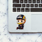 Max Verstappen Chibi Sticker waterproof vinyl decal for laptop, bike, car & bottle