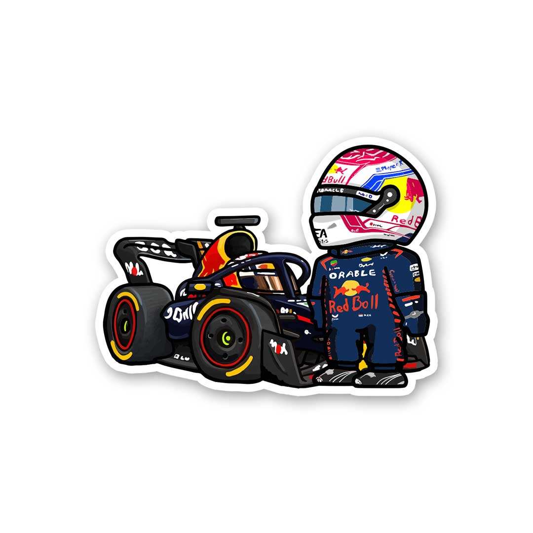 Max Verstappen Sticker waterproof vinyl decal for laptop, bike, car & bottle